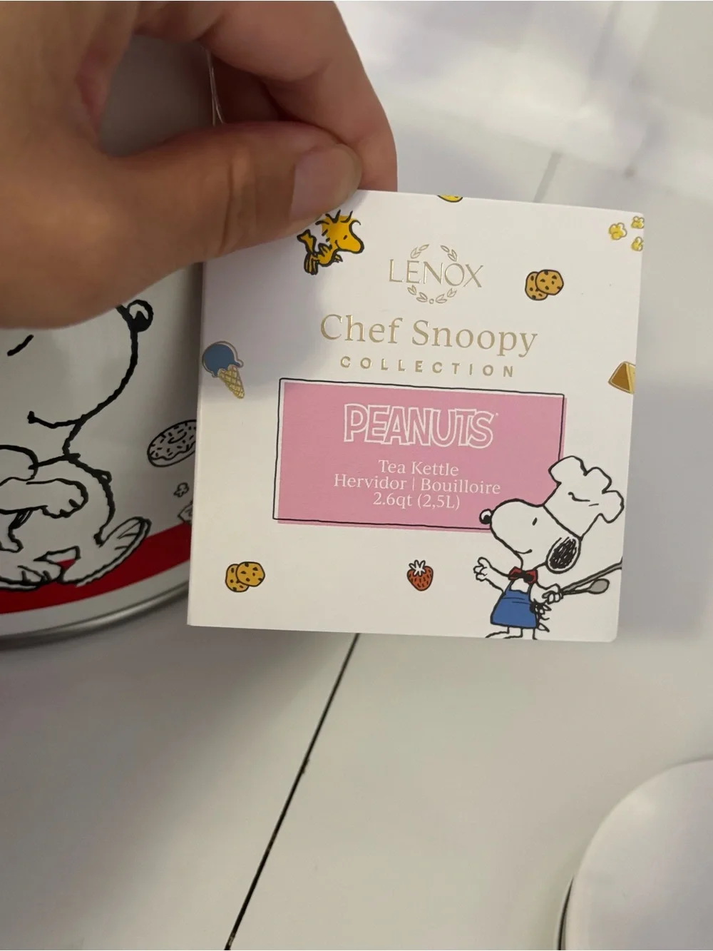 NWT Chef Snoopy x Lenox Tea Kettle